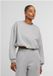 Urban Classics Cropped Gathered Sweater/trui Dames XS Grijs