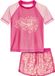 Playshoes Kinder Uv-Schutz Bade-Set Tupfen 461472 Koralle-134/140