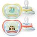 Philips Avent Ultra Air Night – Glow-in-the-dark fopspeen –(0-6 mnd) Extra luchtopeningen – 2 stuks - SCF376/24