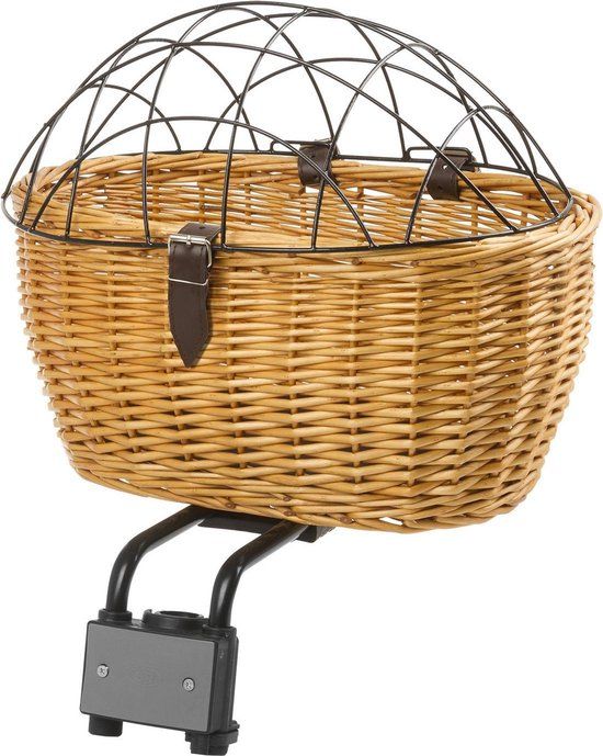 M-Wave Fietsmand voor Dieren - Bruin/Zwart - Achter - 10 kg - 27 l