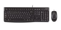 Logitech Desktop MK120 - Bedraad Toetsenbord en Muis - QWERTY - Zwart