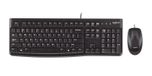 Logitech Desktop MK120 - Bedraad Toetsenbord en Muis - QWERTY - Zwart