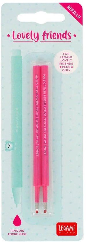 Legami Lovely friends vulling - 2 st - Roze