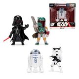 Jada Toys Star Wars figuur (1 stuk) - 1 van 4 Star Wars verzamelfiguren van metaal voor filmfans en verzamelaars vanaf 8 jaar, willekeurige selectie ca. 6,5 cm, Series 1
