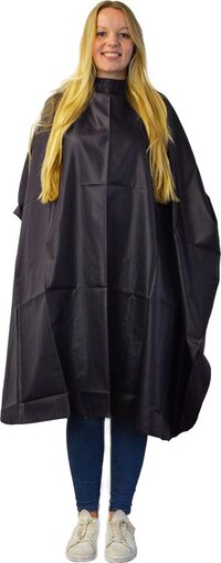 Nebur Kapmantel Maxi - Zwart - 182x150cm