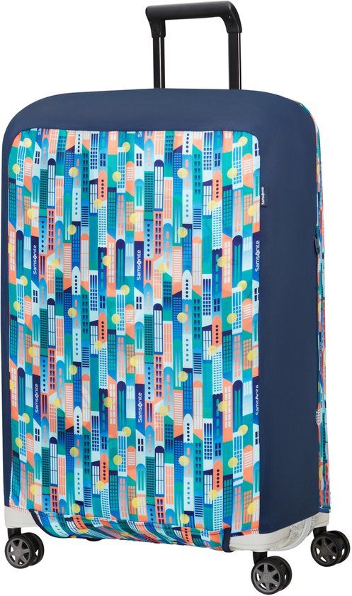 Samsonite Kofferhoes - Foldable luggage cover M - CityPrint