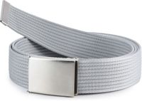 Ladeheid Ceinture Homme - Tissu Masculin - Ceinture Jute – Argent – 180x4 – LA-EL-P90