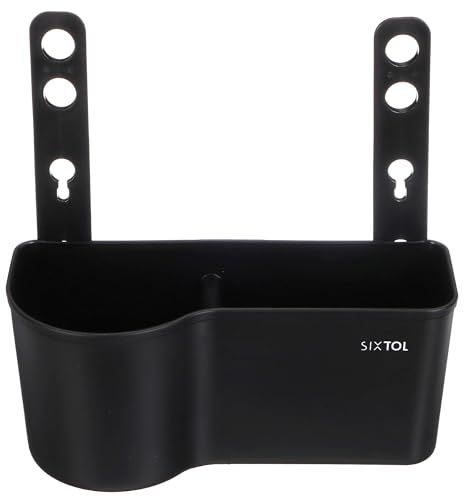 SIXTOL Car Storage 1 Hoofdsteun, multifunctionele organizer met bekerhouder, tissue-box, auto-reisaccessoires, zwart