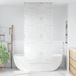 Maison Exclusive - Rideau de douche 80x240 cm, design anti-éclaboussures