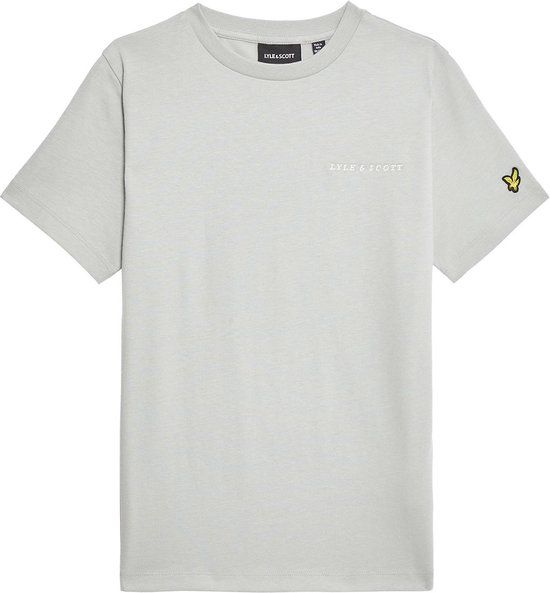 Lyle & Scott Script Embroidered T-shirt Boys - Grey Mirage - Size 140/146