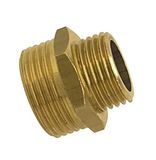 Messing Boutté Messing nippel dubbel mannelijk 26 x 34-15 x 21