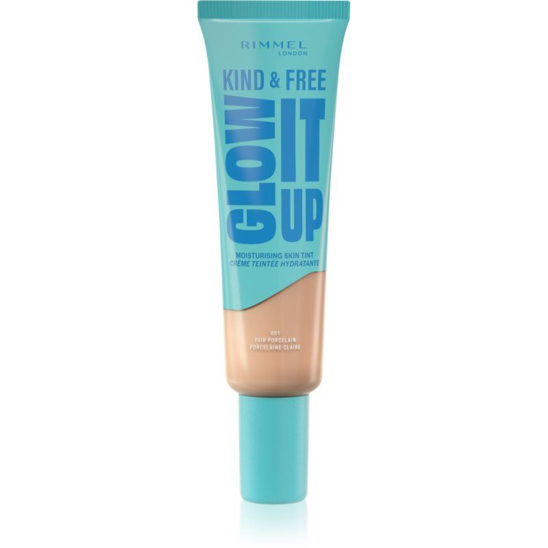 Rimmel Kind & Free, Glow It Up Hydraterende huidtint, 001 - Fair porselein