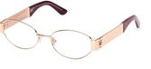 Guess GU50314 Shiny rose gold 52/18/135 Vrouwen Brilmonturen