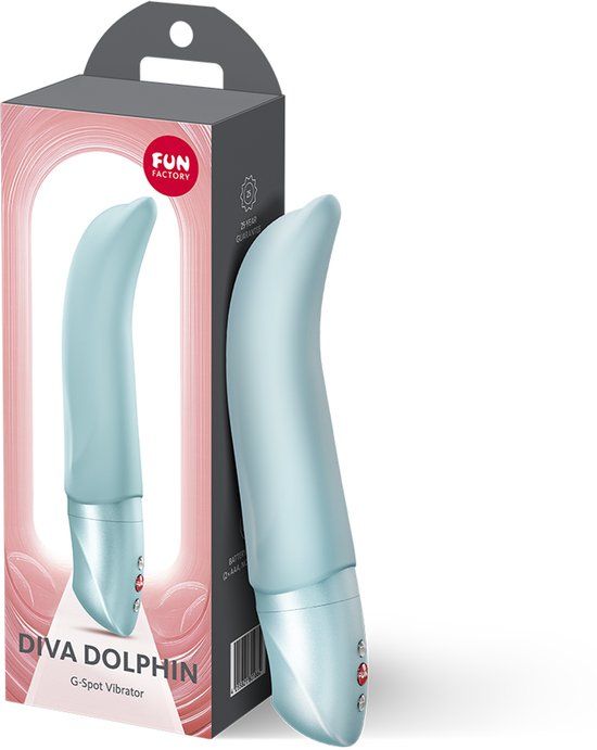 FUN FACTORY Diva Dolphin G-spot vibrator Lichtblauw