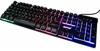 OISE ART STORE Trade Shop Gaming-toetsenbord, met LED-achtergrondverlichting, meerkleurig, ergonomisch, Q801-rgb