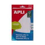 APLI 1644 - APLI etiketten 10 wit 22,0 x 32,0 mm 10 vellen