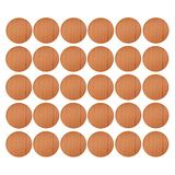 30 x afdekkingen voor schroeven, zelfklevend, diameter 20 mm, gat, meubels, tafel, stoel, huis, hout, donker grenen