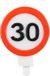 Folat Kaars 30 Jaar Verkeersbord