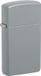 Zippo Flat Grey Slim Lighter