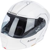 Klim GT1 Expedition Koolstofhelm - Systeemhelm - Wit - XL