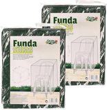 Gerimport Afdekhoes/Beschermhoes voor Tuinstoelen - 2x - Zwart - 68 x 61 x 107 cm