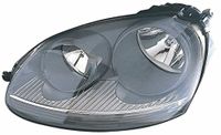 TarosTrade 37-0361-L-38526 elektrische koplamp chroom met motor links