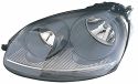 TarosTrade 37-0361-L-38526 elektrische koplamp chroom met motor links
