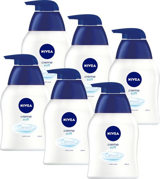 NIVEA Crème Soft Handzeep - 6 x 250ml - Voordeelverpakking