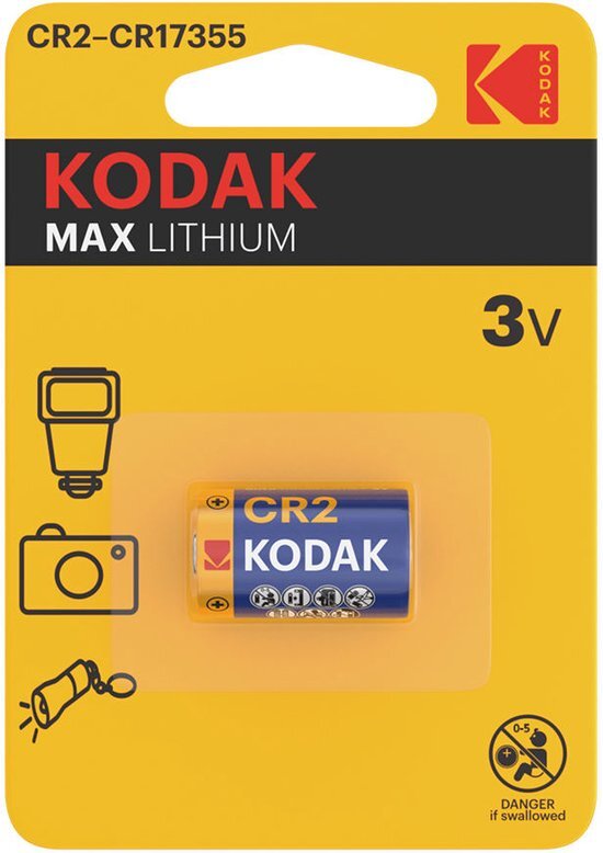 AUCUNE Kodak - batterijen Ultra Lithium Batt KCR2