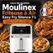 Livre Moulinex Livre de recettes Friteuse à Air Easy Fry Silence 7 L