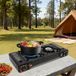 Senderpick Réchaud à gaz portable 2 brûleurs 2500W
