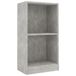 VidaXL Boekenkast 40x24x75 cm bewerkt hout betongrijs