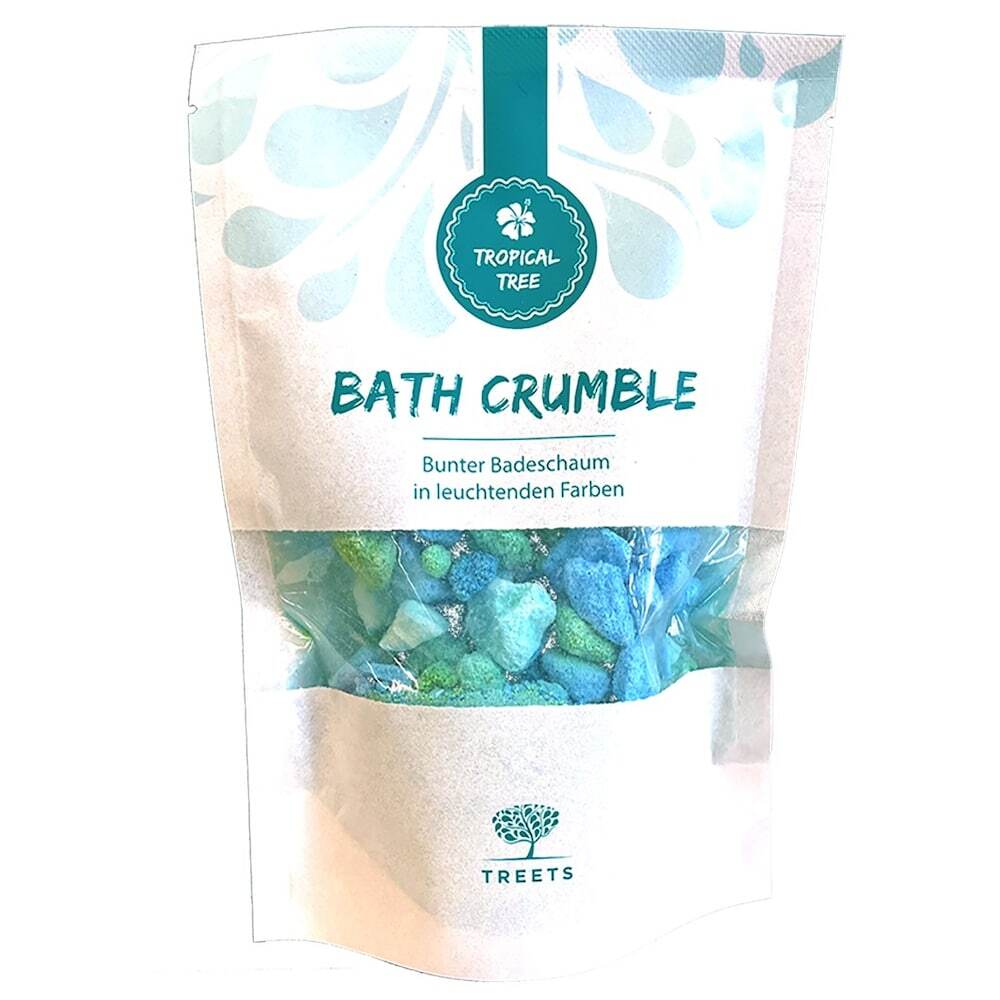 Treets Treets Bath crumble Tropical Tree Badzout & Bruisballen 160 g