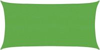 vidaXL Voile d'ombrage rectangulaire 2 x 6 m HDPE vert clair