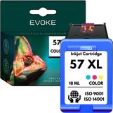 Evoke Printerinktcartridge HP 57 driekleur XL, 18 ml, 400 pagina's