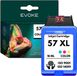 Evoke Cartouche d'encre HP 57 tricolore XL, 18 ml, 400 pages