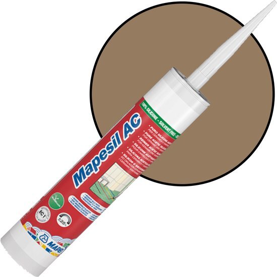 MAPEI Mapesil AC Siliconenkit - Voor Afdichten Van Voegen - Kleur 135 Golden Dust - 310 ml