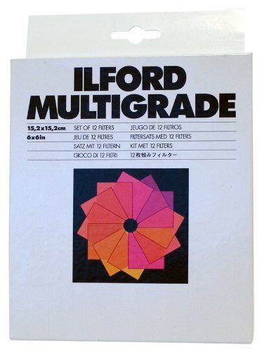 Ilford Multigrade Contrast Filter Set - 15.2cm - 12 Filters