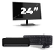 HP EliteDesk 800 G6 USFF - Intel Core i7 10e génération - 8Go RAM - 256Go SSD - Windows 11 + 1x Écran 24 pouces
