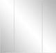 Merkloos / Sans marque Riva Spiegelkast badkamer Riva afmetingen 80 x 75 x 16 cm wit rookzilver 211040503