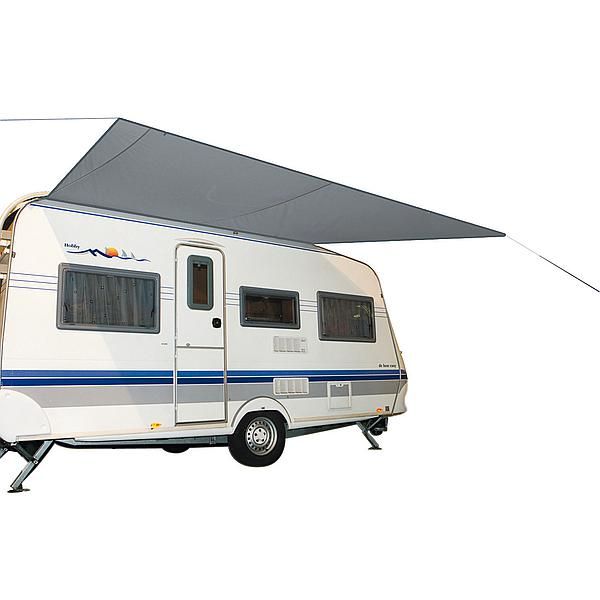 Bo-Camp Caravanluifel - Grijs - Polyester - 240 x 460 cm