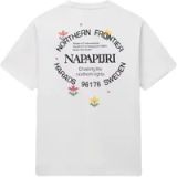 NAPAPIJRI Shirt 'S-Swhol' geel / groen / zwart / wit