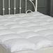 Matrastopper dons, alternatieve pluche, 2 inch dikke gewatteerde matrasbeschermer, pluizig en stevig, met 4 riemen, hotelkwaliteit (Twin XL)