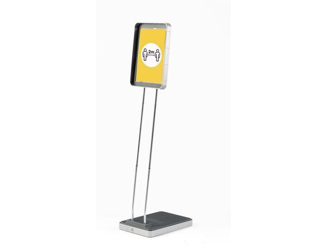 tarifold Vloerstandaard voor A4 of A5 Documenten, Metallic Grijs