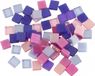 Mosaic tiles resin purple/pink 5 x 5 mm