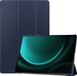 iMoshion Étui pour tablette Samsung Galaxy Tab S9 Plus / S9 FE Plus - Étui livre - Bleu foncé