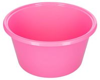 Kerbl Voerbak, roze, Ø31,5cm x 16,7cm, 8l, kunststof, paarden, kalveren, slagvast, temperatuurbestendig