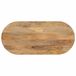 VidaXL Tafelblad ovaal 140x50x2,5 cm massief mangohout
