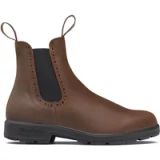 Blundstone Women's High Top Chelsea Boots Antique Brown Leather