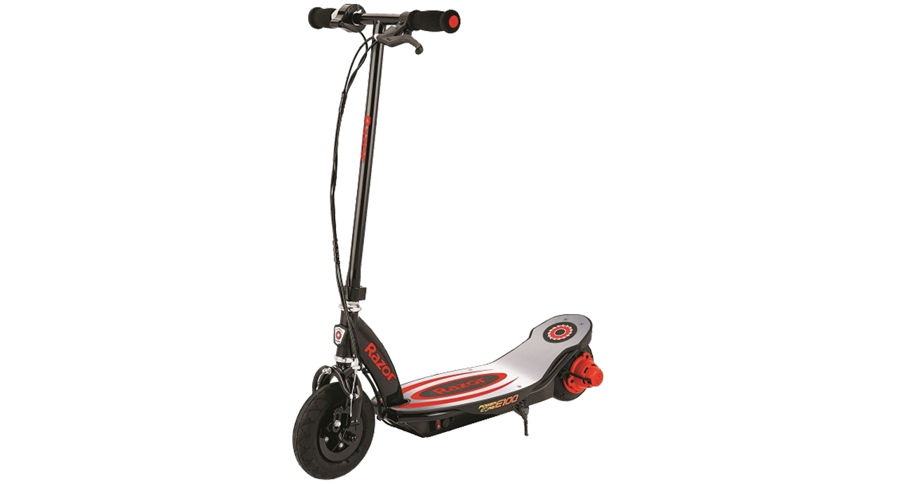 Razor Step electric Power Core ALU E100 rood